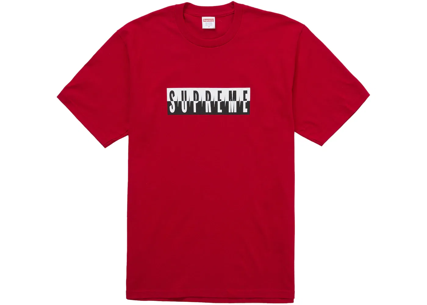 Мужская футболка с принтом Split Tee FW25 Supreme, Red