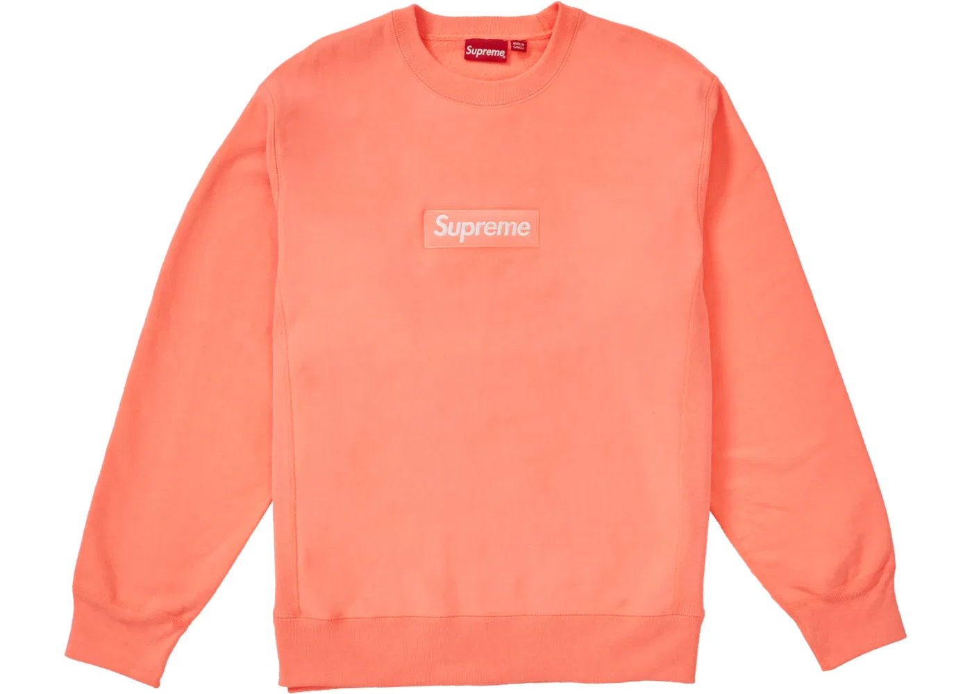 Мужской свитшот с принтом Supreme (FW18), Fluorescent Pink