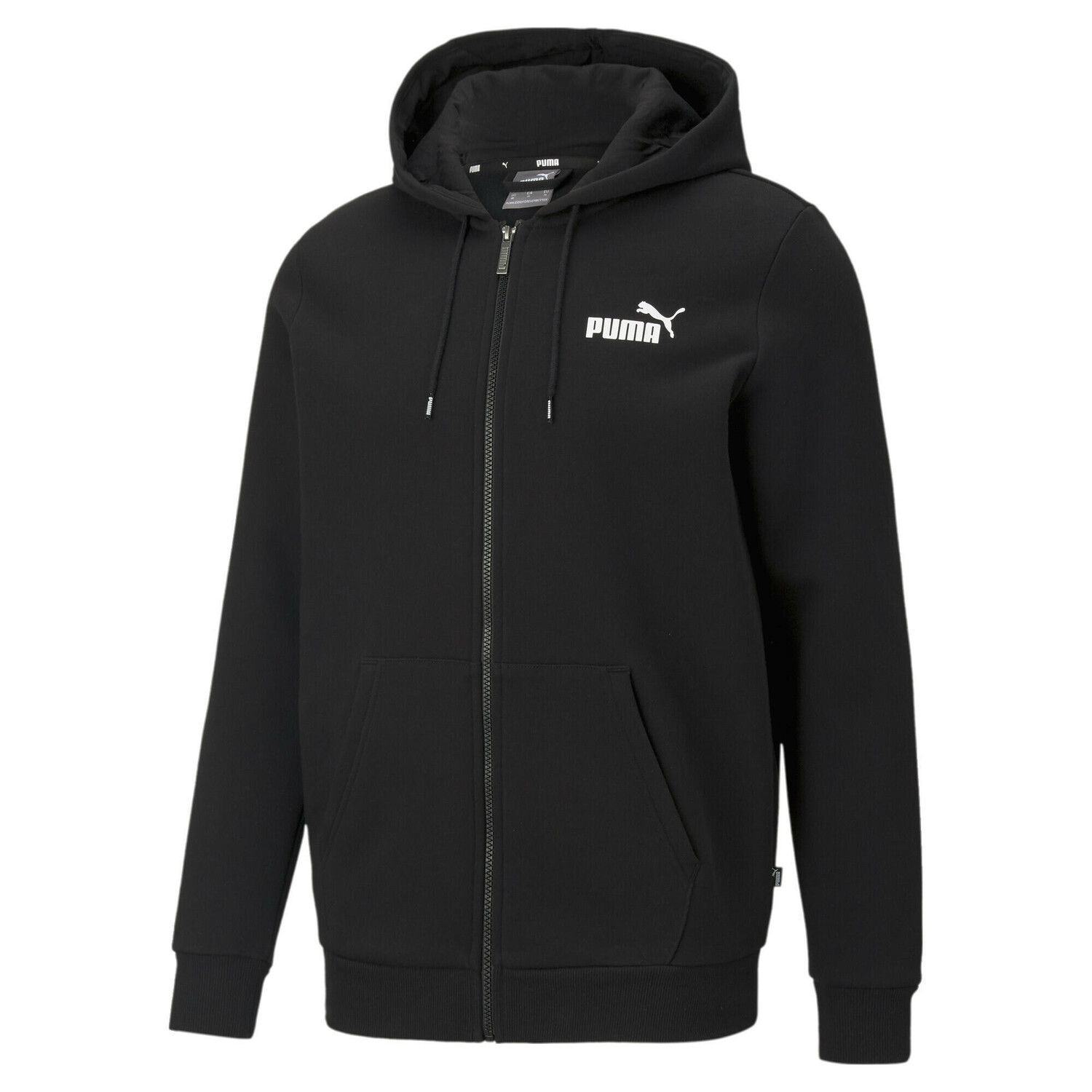 

Мужская куртка с капюшоном Essentials Big Logo PUMA, черно-белый