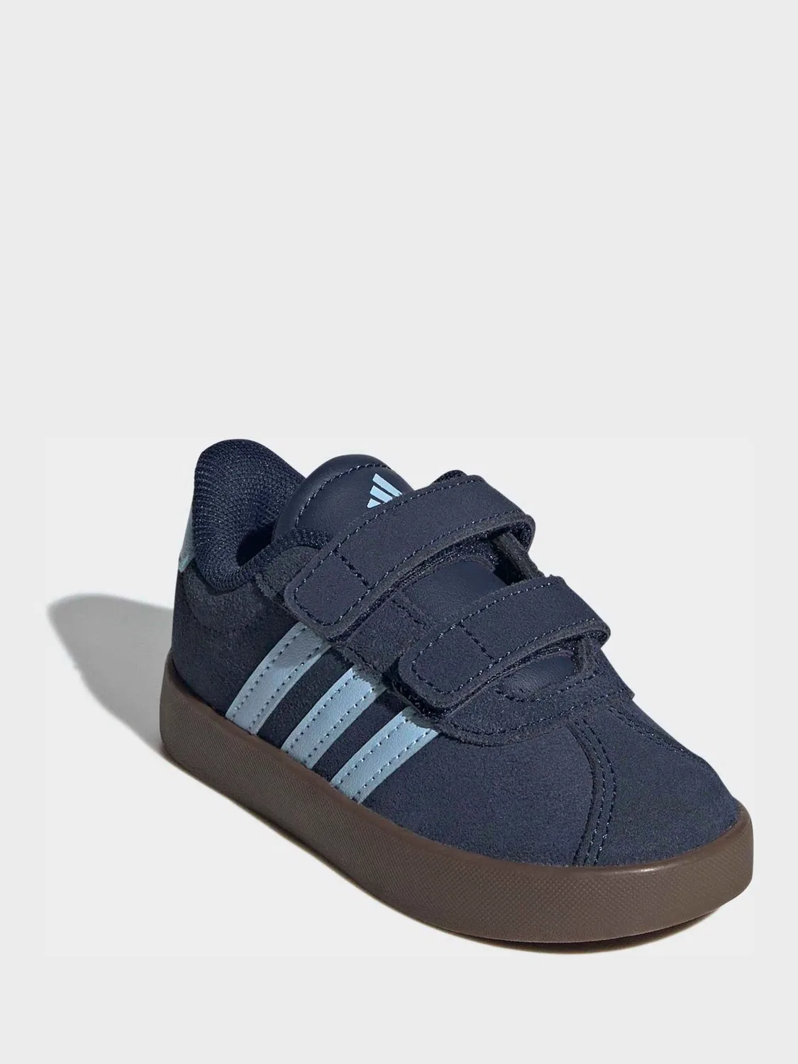 Кроссовки детские VL Court 3.0 adidas, темно-синий — фото 3