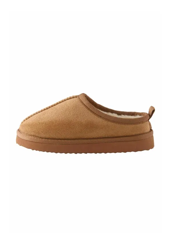 Тапочки на теплой подкладке, Mules, Next, New Tan Brown, светло-коричневый