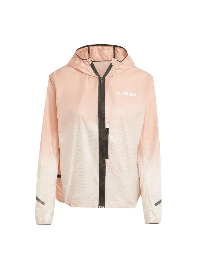 Куртка ветрозащитная с карманом Terrex Xperior Light Windweave Adidas, синяя