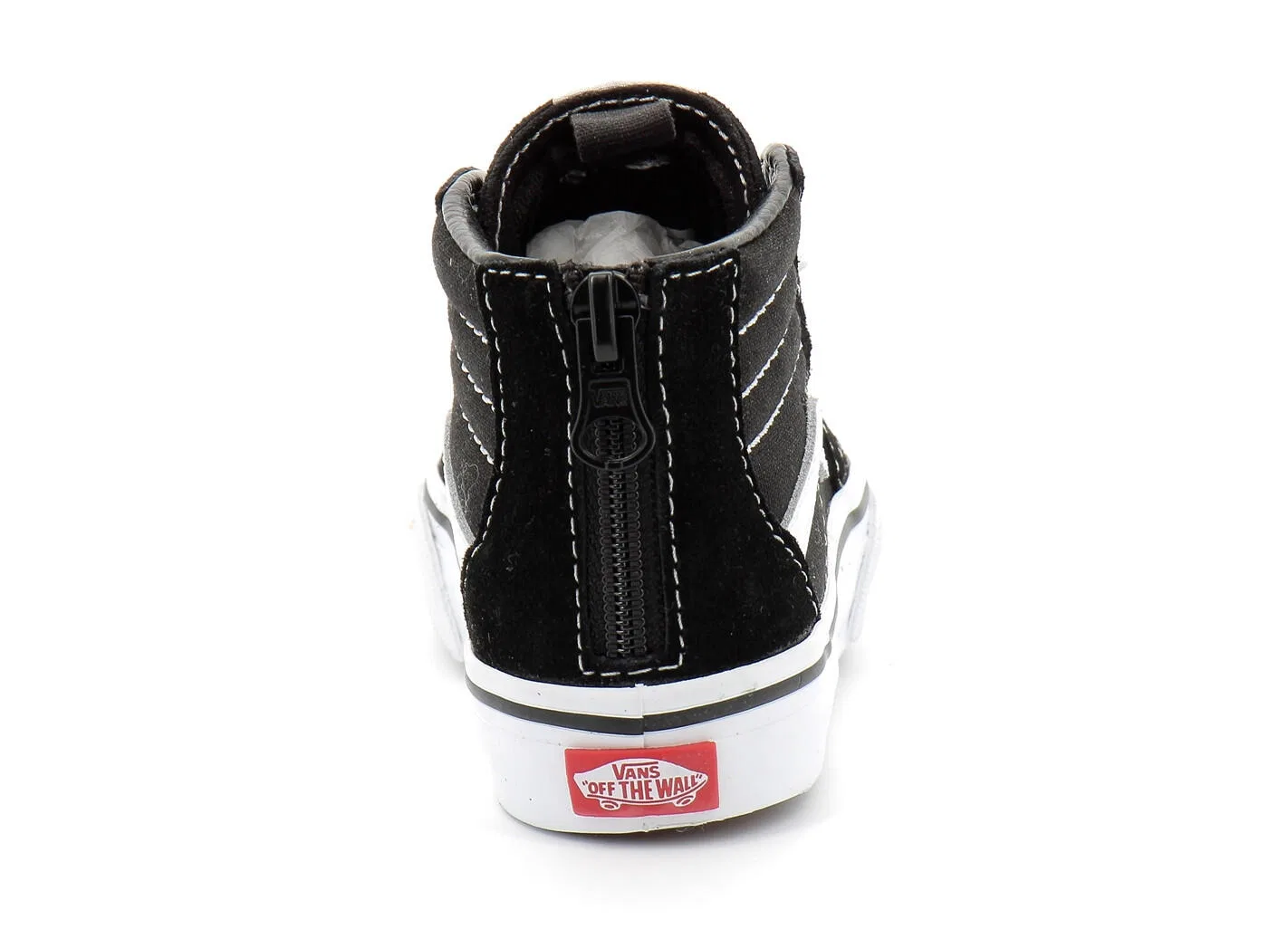 Детские кеды с высоким верхом Sk8-Hi на молнии Vans, Schwarz — фото 4