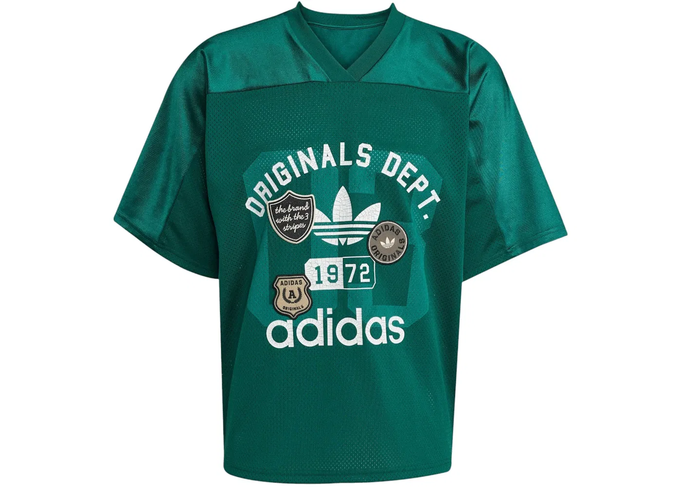 Мужская джерси с сетчатой вставкой Adidas, Collegiate Green