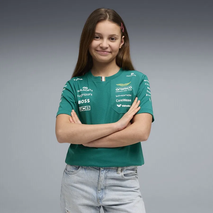 Футболка PUMA Performance Shirt изумрудного цвета, Kiwi — фото 3
