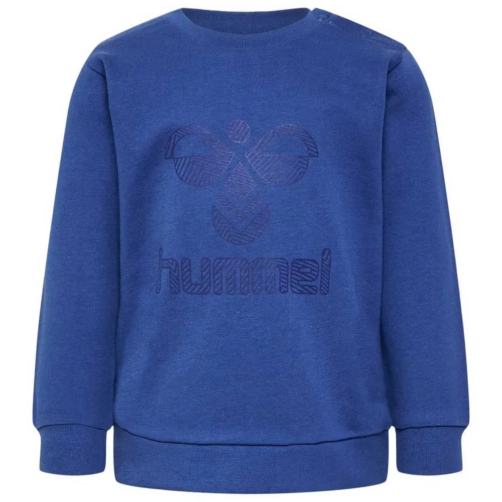 Детский свитшот для девочек хлопковый Fastwo Lime Hummel, Blue