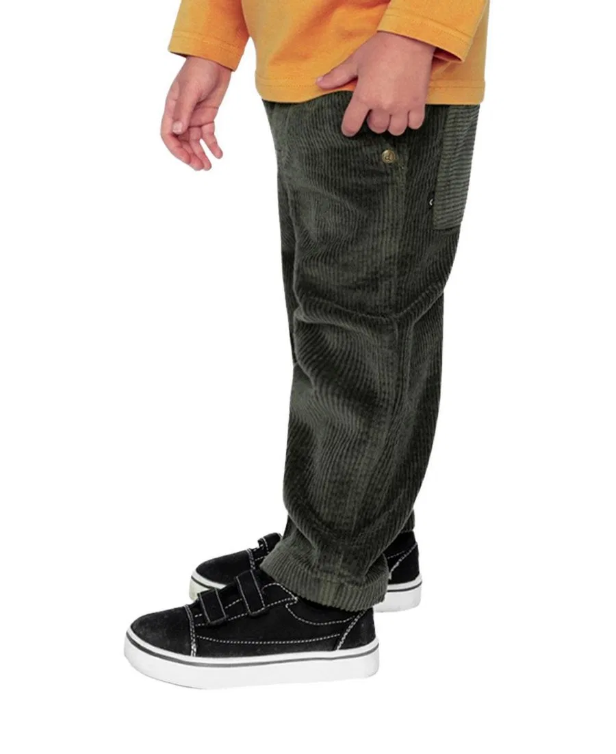 Детские брюки из вельвета с карго-карманом, модель Boys Must-Haves Deux par Deux, Dark Grey — фото 2