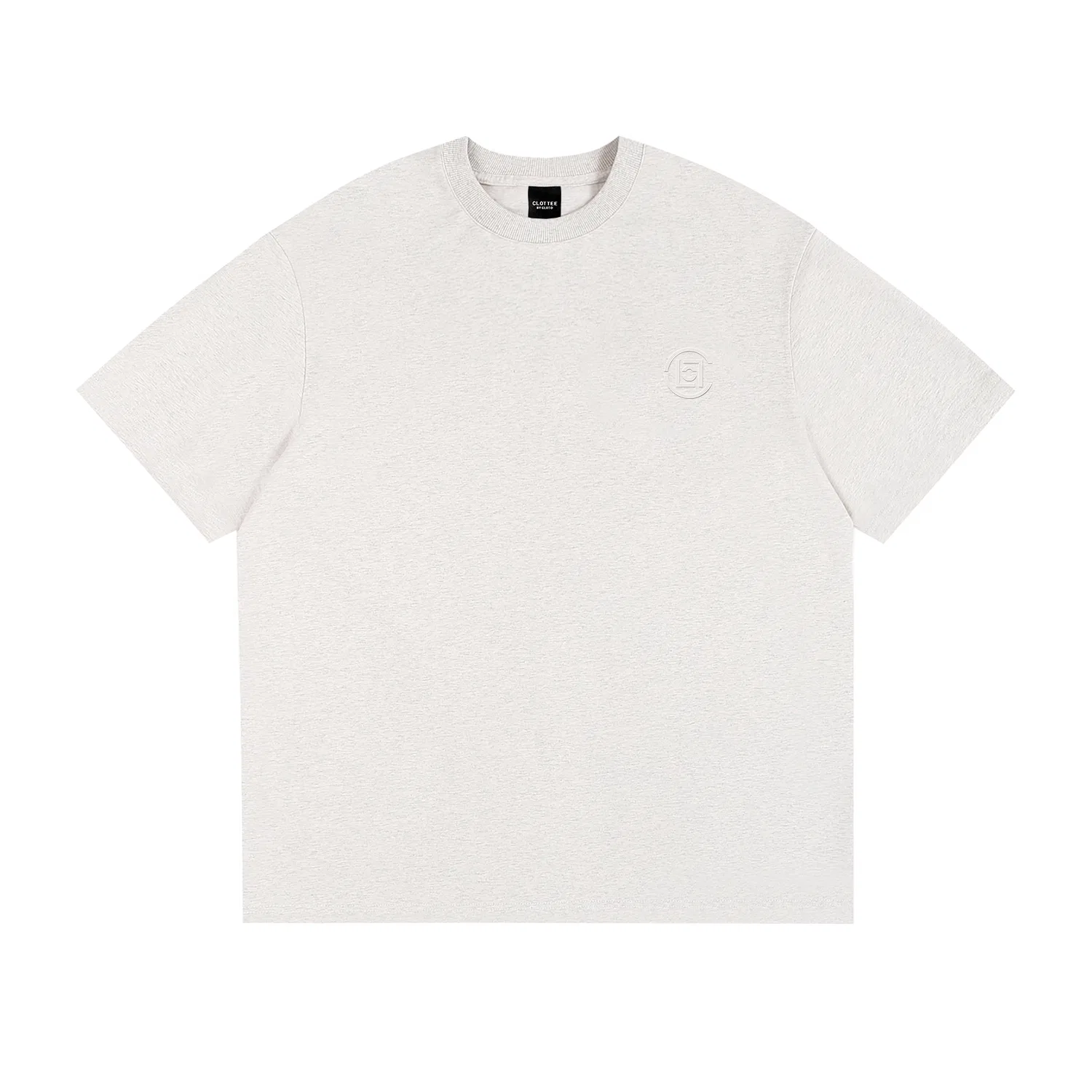 Детская футболка с круглым вырезом, свободного кроя, Crew Neck, CLOT, White — фото 4