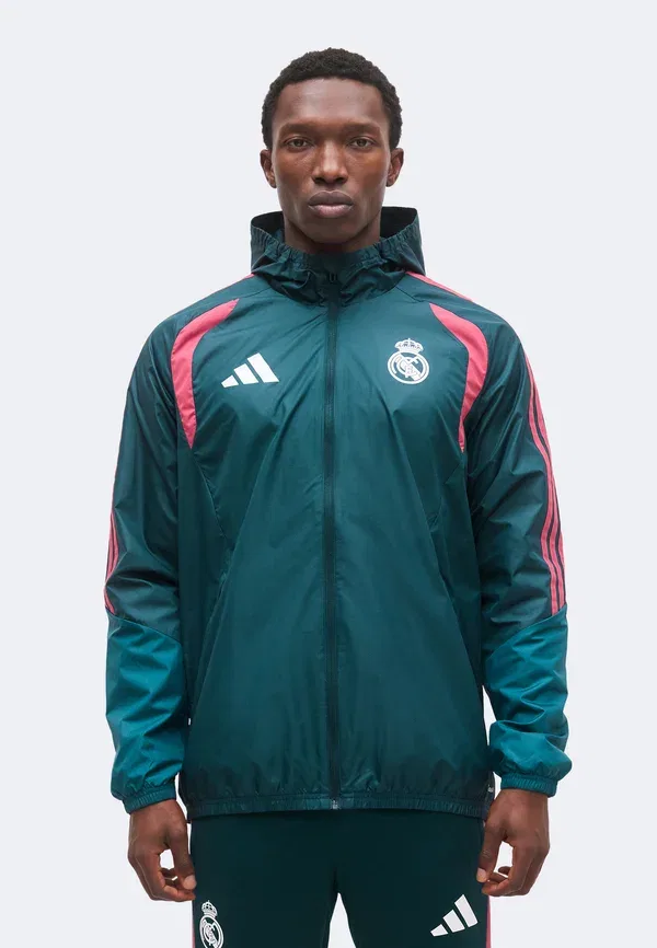 Всепогодная куртка Real Madrid Tiro26 Competition - клубная одежда Adidas Performance, розовый