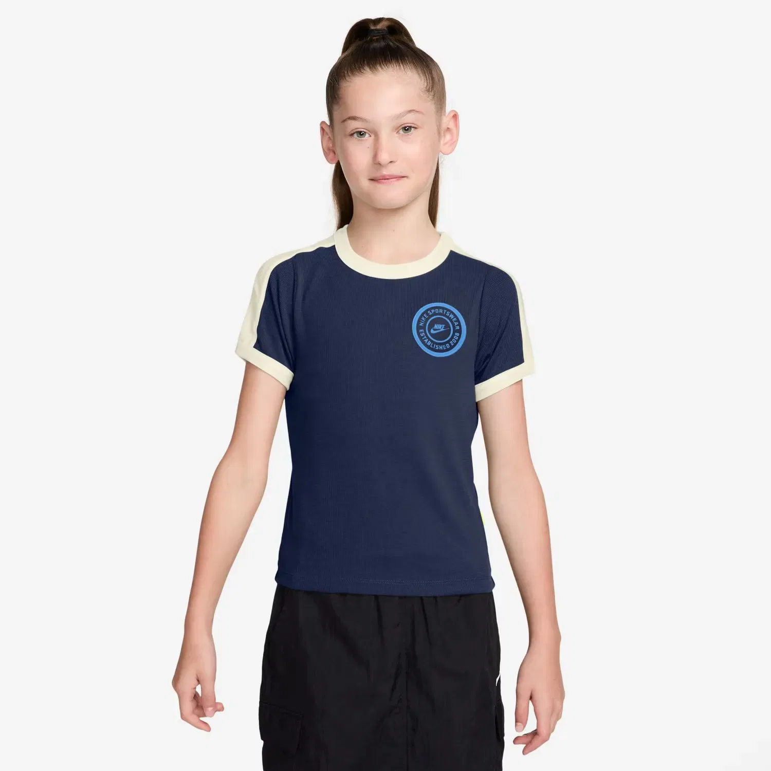 Детская футболка для девочек Sportswear Nike, Azul Marino