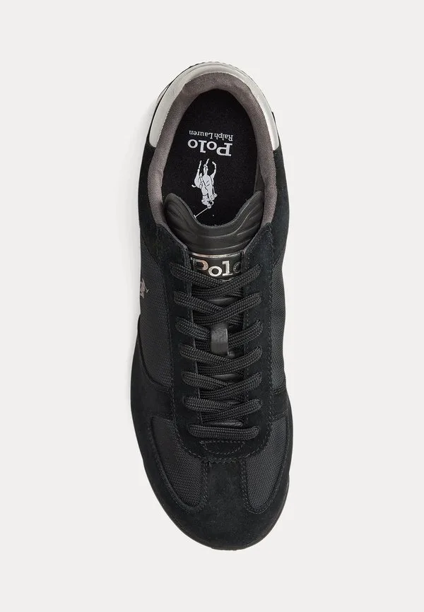 Кроссовки varick из замши и оксфордской кожи Polo Ralph Lauren, Black/Grey/Silver-Colours — фото 4