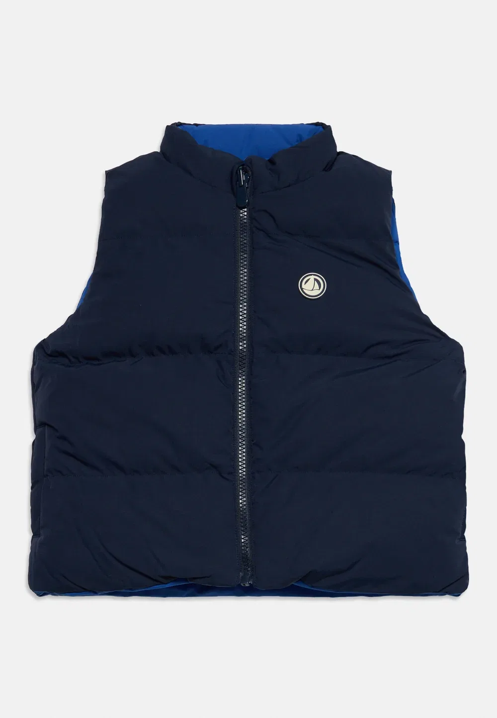Petit doudoune - жилет Petit Bateau, Dark Blue — фото 3