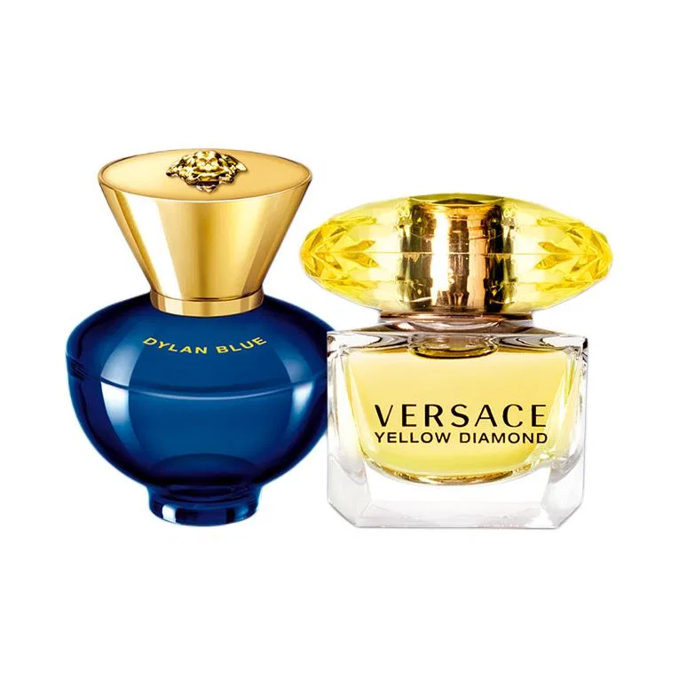Женский набор пробников ароматов Dylan и Phantom Gold Diamond, VERSACE, 5 мл+5 мл