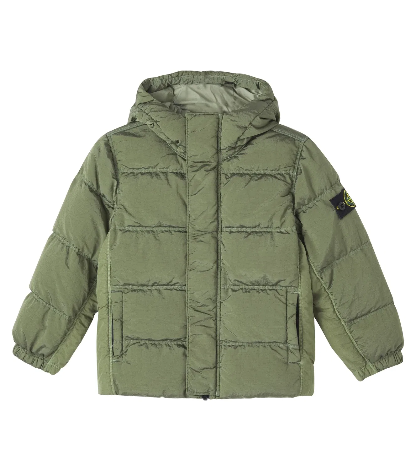 Легкая куртка Stone Island Junior, зеленый