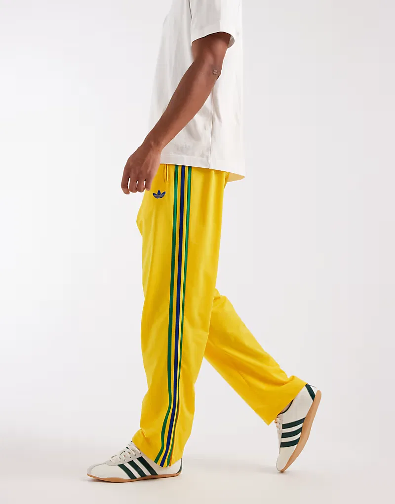 Спортивные брюки Adidas Originals Firebird желтого и, зеленый