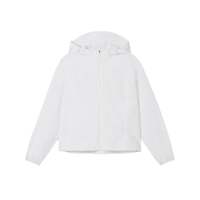 Женская куртка для защиты от солнца с капюшоном LACOSTE, 001/White