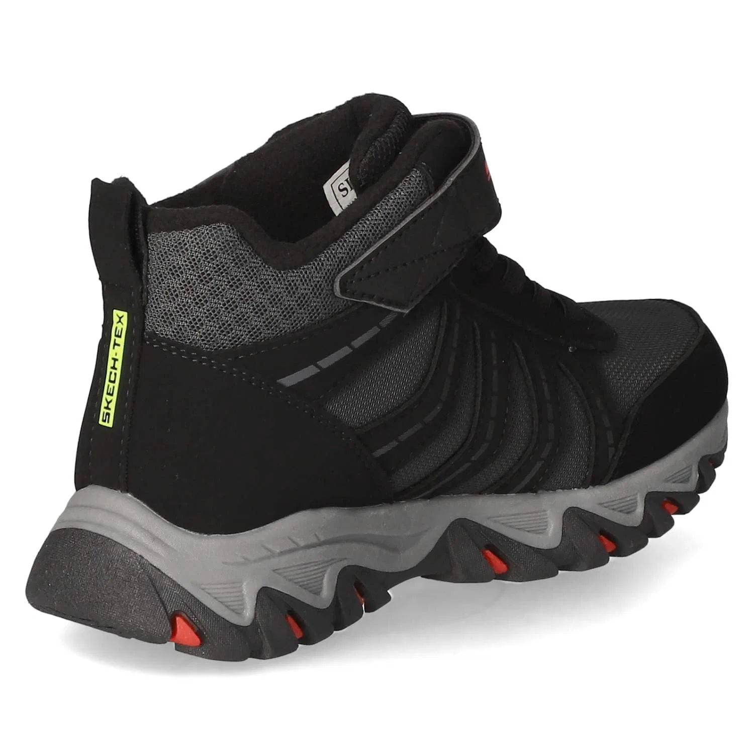 Детские ботинки для мальчиков водонепроницаемые Rugged Ranger Hydro-Scout Skechers, Black Red — фото 4