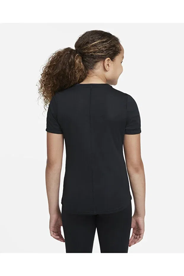 Детская футболка для девочек с коротким рукавом Sportswear Nike, Black — фото 2