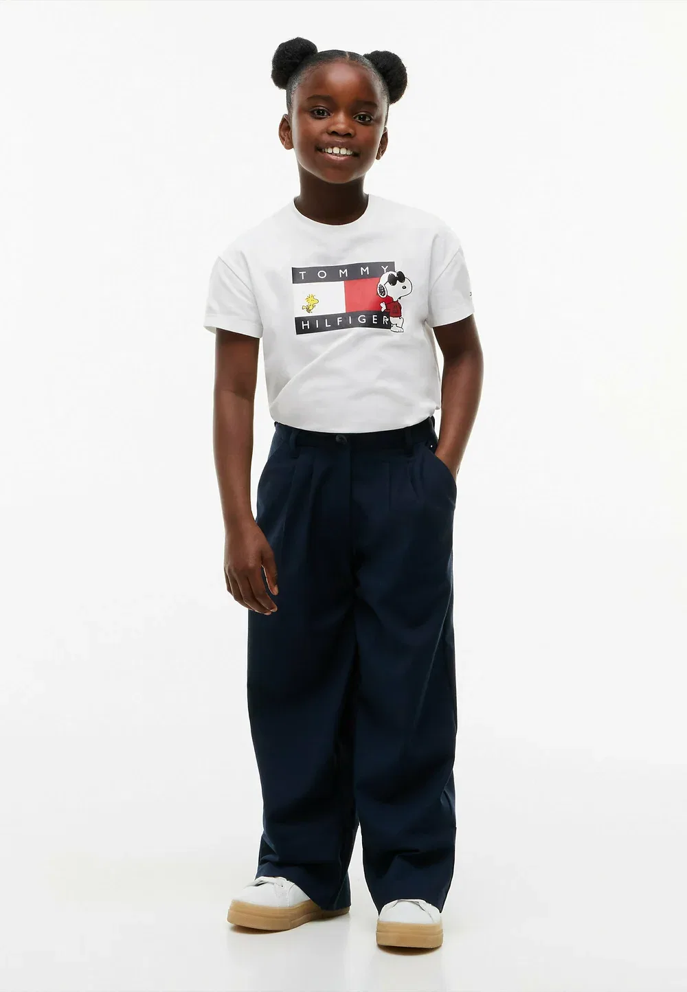 Футболка с принтом флага Peanuts - футболка с принтом Tommy Hilfiger, White