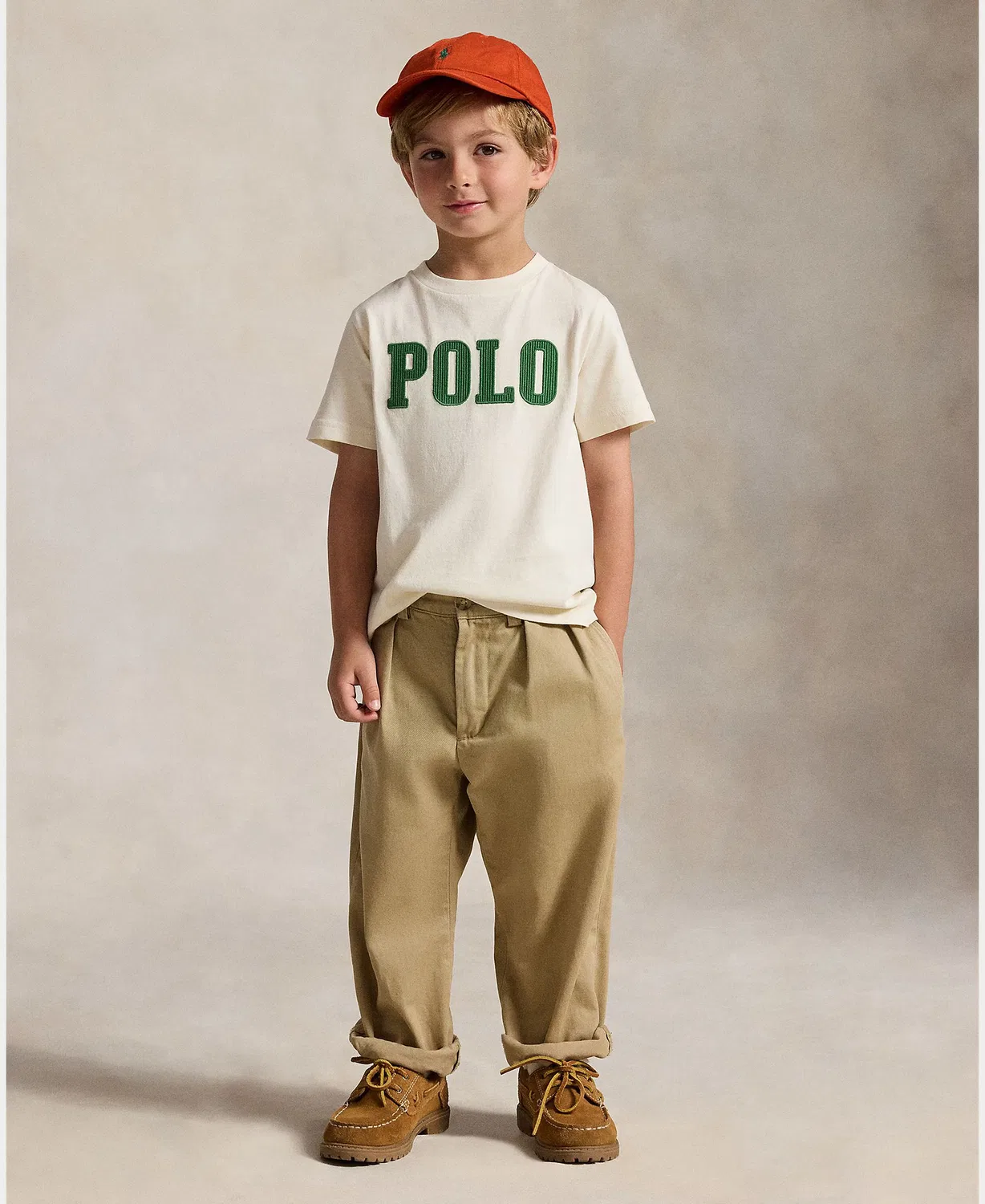 Футболка из хлопка, Unisex Logotipo, Polo Ralph Lauren, кремовый