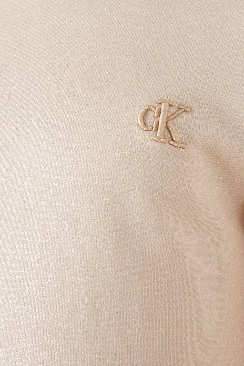 Платье-трапеция с блестящим покрытием Calvin Klein — фото 3