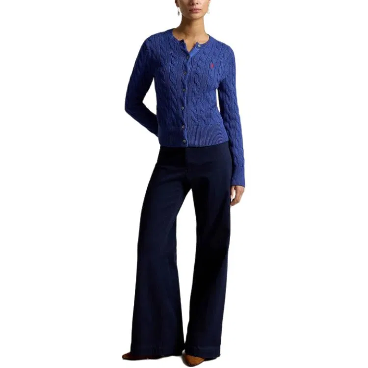 Женский свитер с круглым вырезом Polo Ralph Lauren, Blue