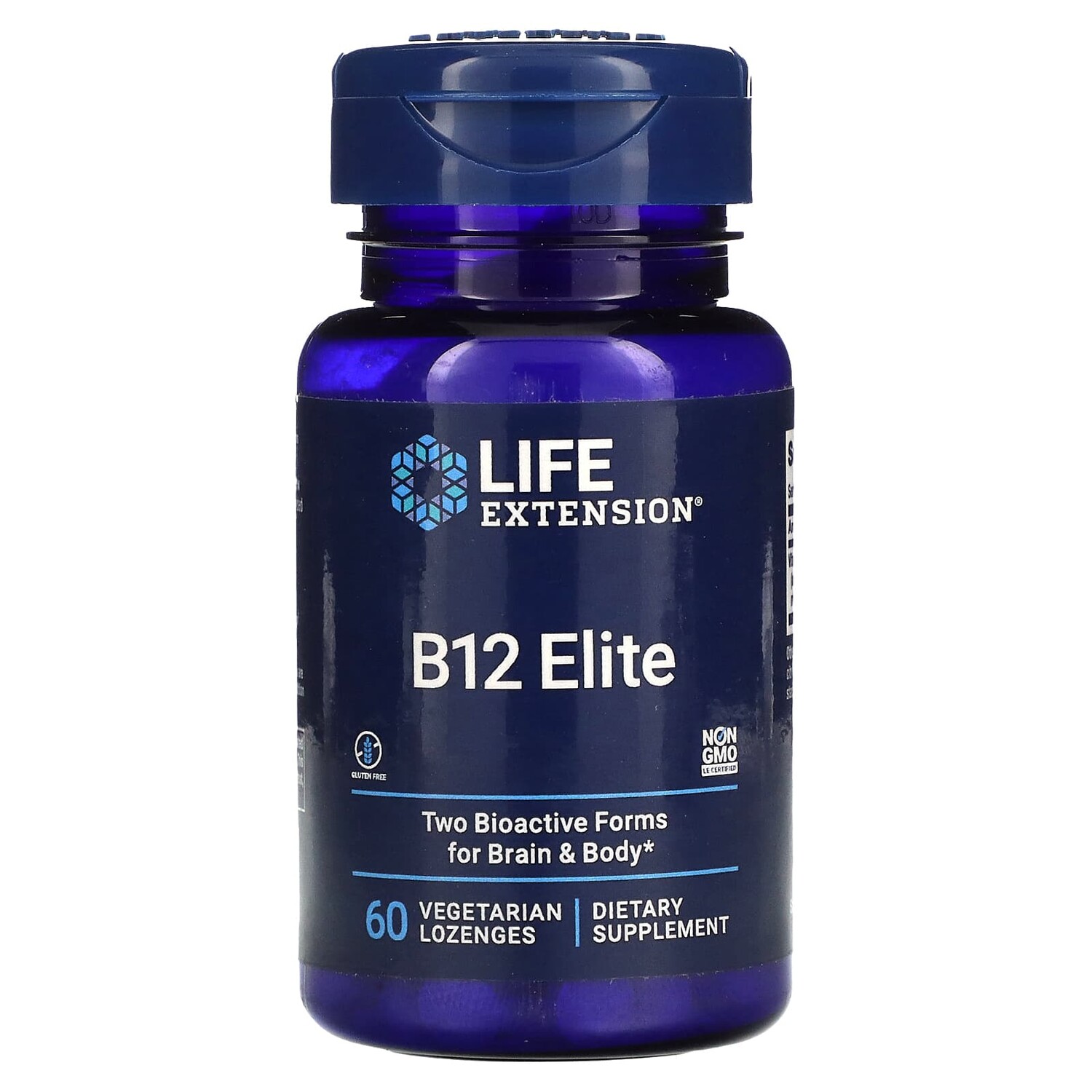 

Витамин B12 Life Extension Elite, 60 вегетарианских леденцов