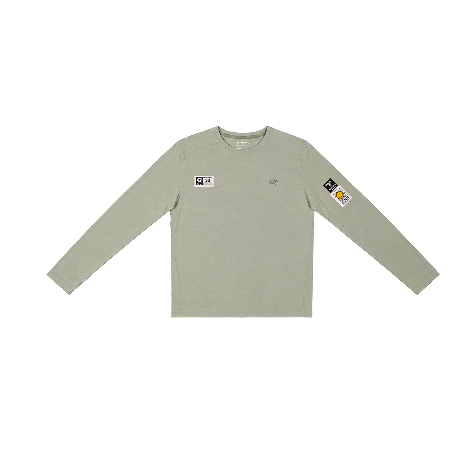 Футболка унисекс с прямым кроем Stone Gray Green/HABITAT Arcteryx