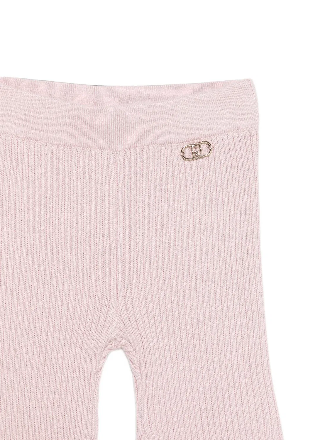 Расклешенные брюки в рубчик Liu Jo Kids, розовый — фото 3