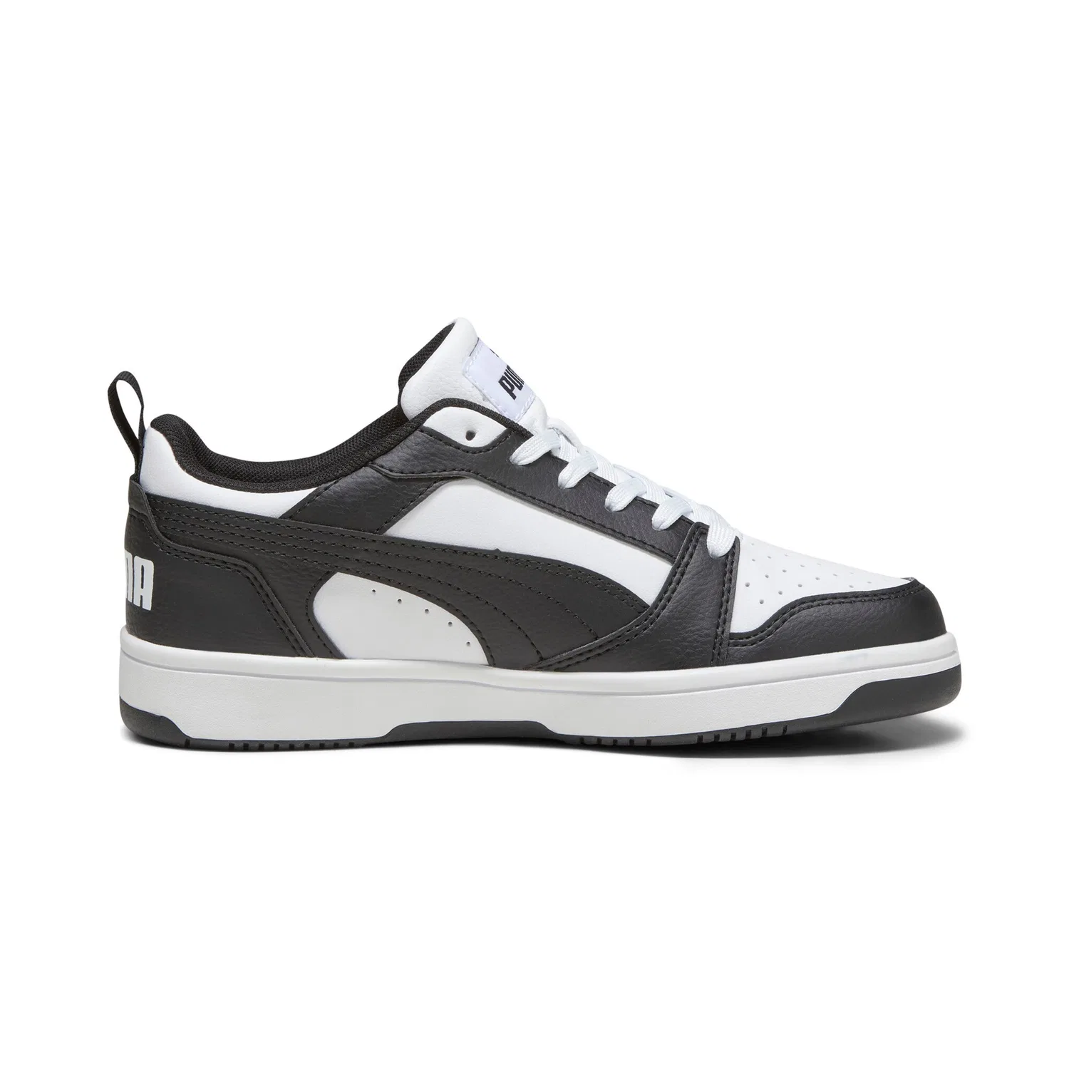 Детские ретро-кроссовки с дышащей стелькой PUMA, White/Black — фото 3