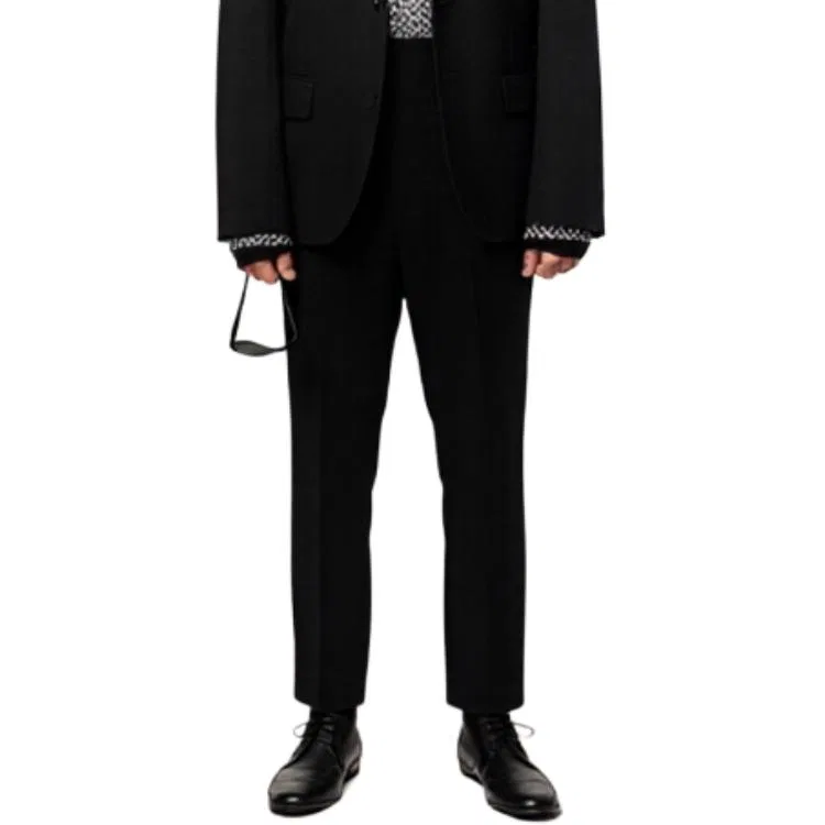 Мужские классические брюки Stefano Pilati ZARA, Black — фото 4
