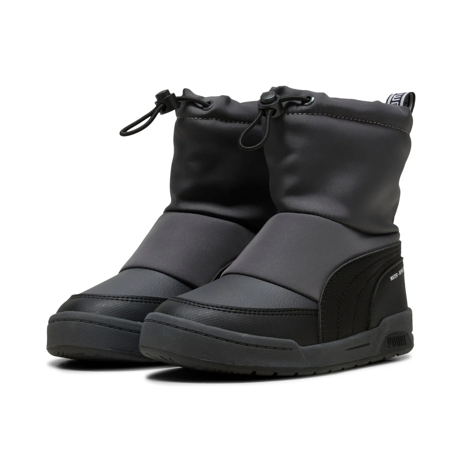 Детские зимние ботинки с высоким голенищем PUMA, Dusky Gray/PUMA Black/PUMA White