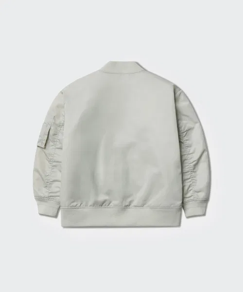 Детский бомбер MA-1 Oversize MUSINSA STANDARD KIDS, Dusty Cream — фото 3
