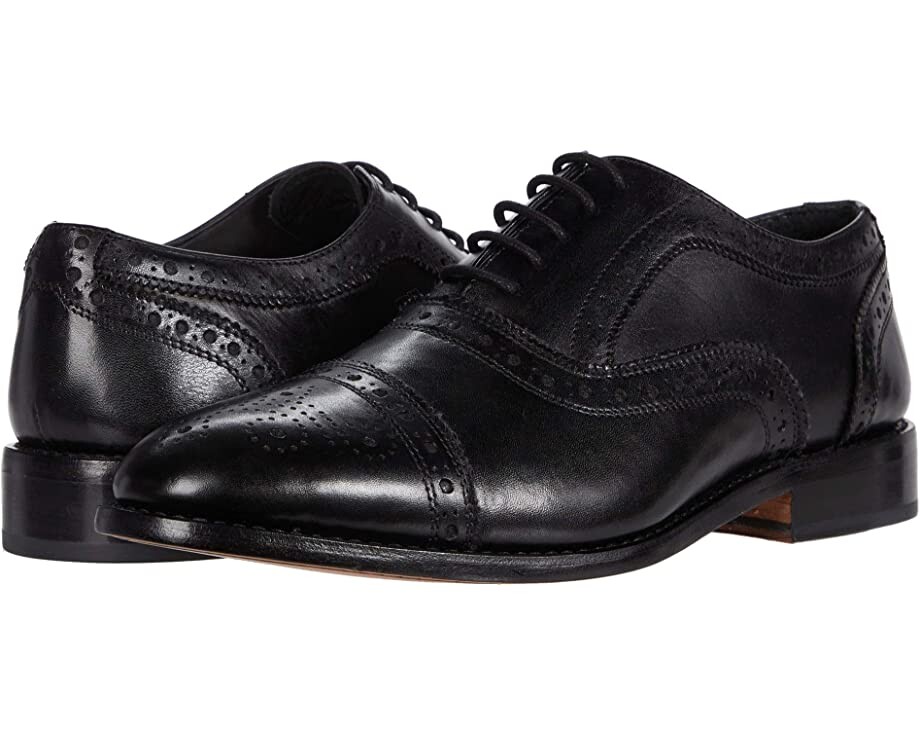 

Оксфорды Ford Cap Toe Quarter Brogue Anthony Veer, черный