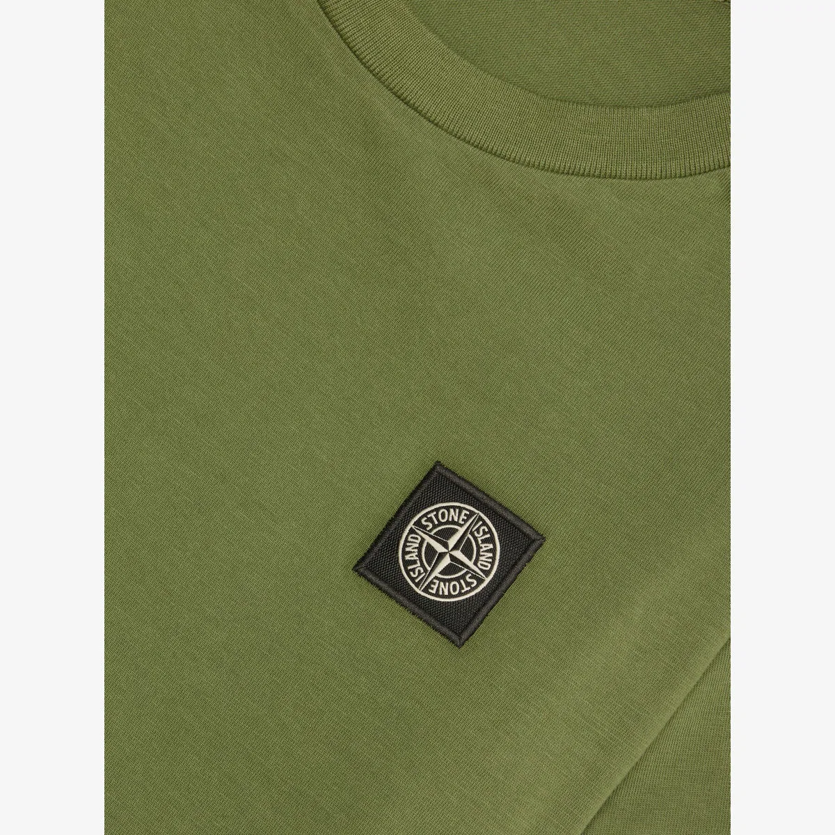 Хлопковая футболка с фирменным логотипом, размер 2-14 лет Stone Island, зеленый — фото 2
