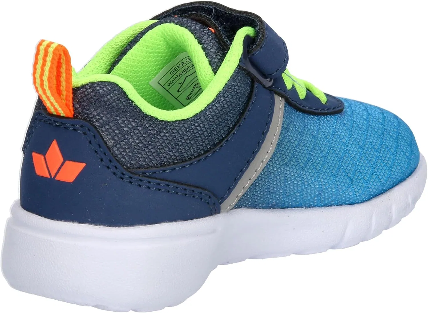 Детские кроссовки для девочек Cakes Vs First Lico, Navy Lemon Orange — фото 4
