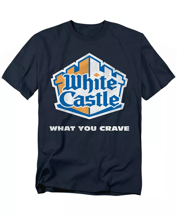 

Мужская футболка с потертым логотипом White Castle, синий