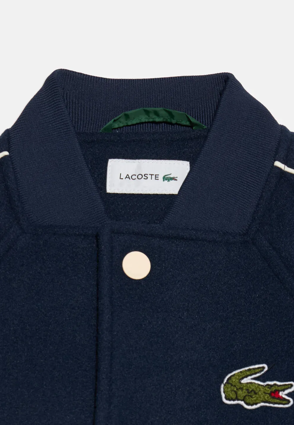 Куртка-Бомбер в университетском стиле унисекс Lacoste, Marine — фото 3