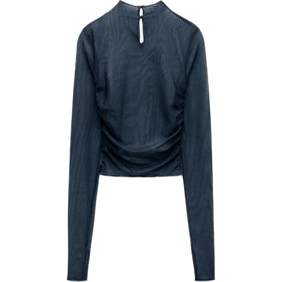 Женская футболка с принтом Deep Sea Blue ZARA, Deep Sea Blue