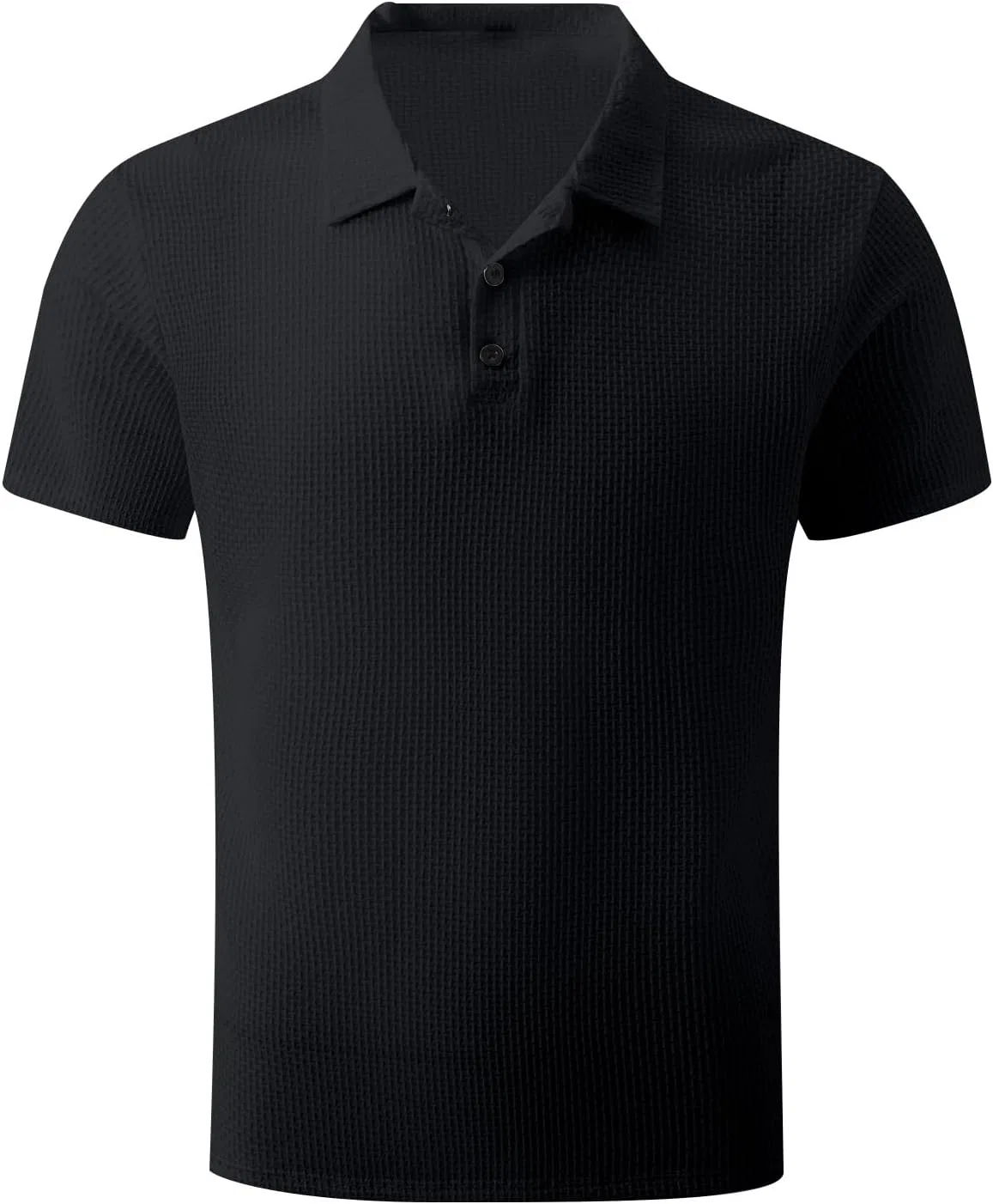Мужское поло классическое с коротким рукавом, Black