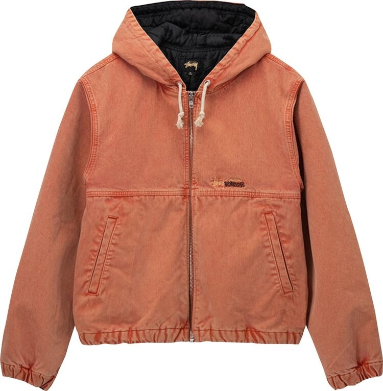 

Куртка Stussy Double Dye Work Jacket 'Faded Red', красный