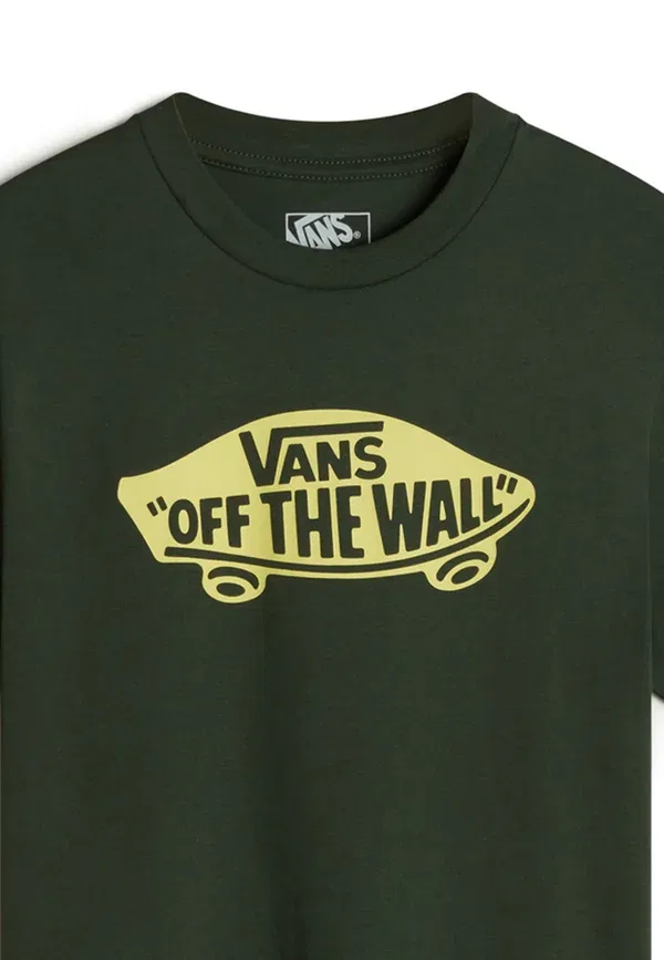 Футболка с принтом Print t-shirt Vans, Dark Green, темно-зеленый — фото 3