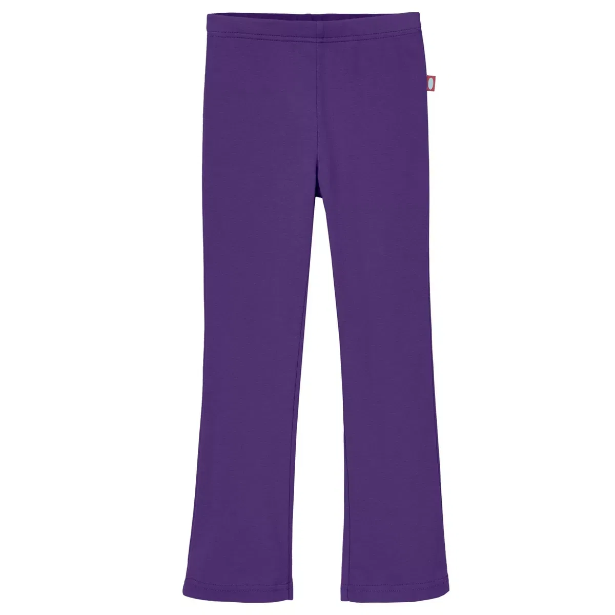 Детские брюки для девочек из 100% хлопка с клешом City Threads, Purple