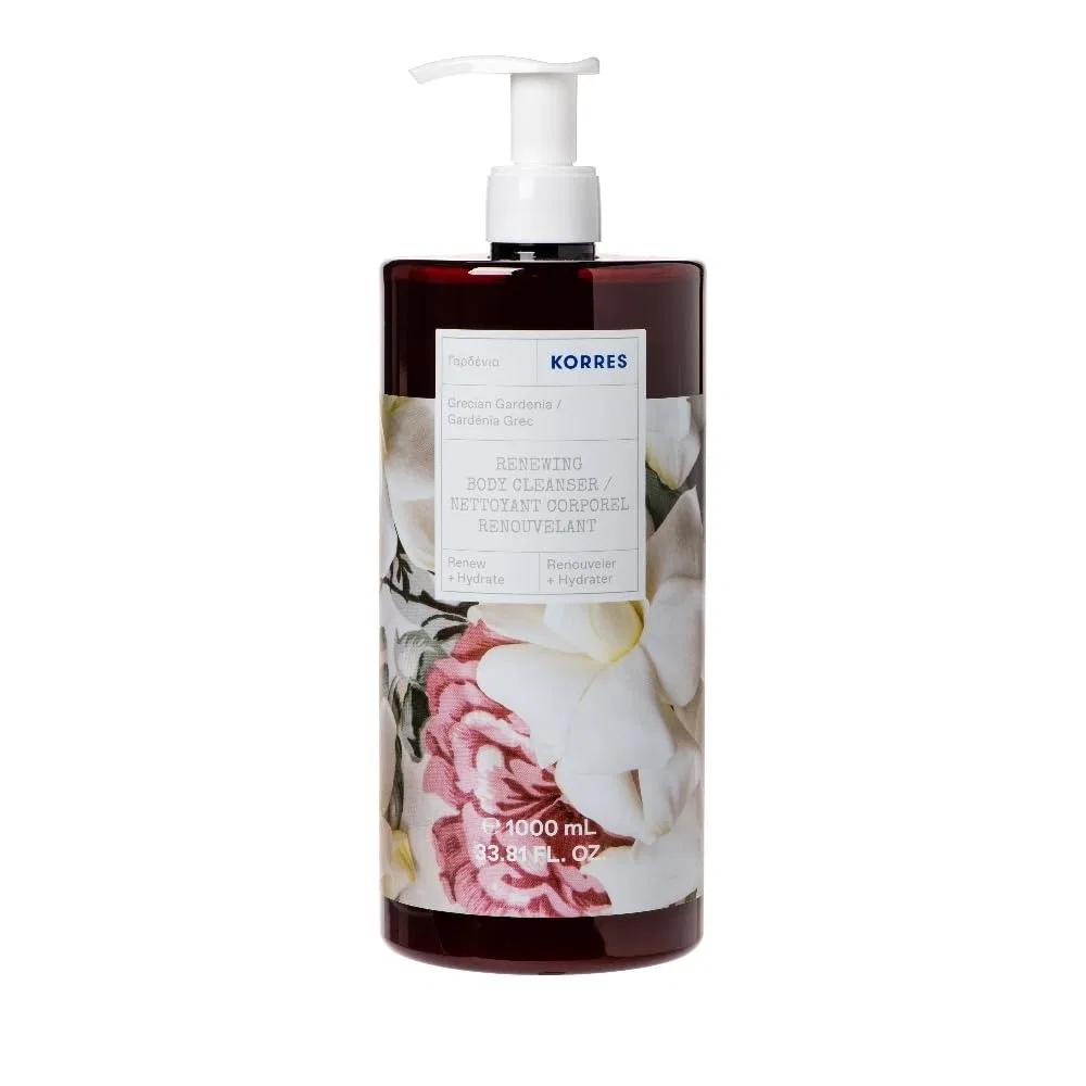 Гель для душа Body Cleanser, Korres, 2 шт по 1 л, Greek Gardenia