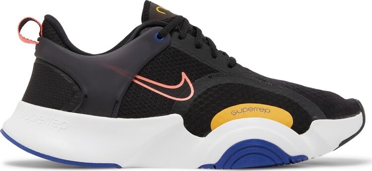 

Кроссовки Nike SuperRep Go 2 'Black Deep Royal Blue Pollen', черный