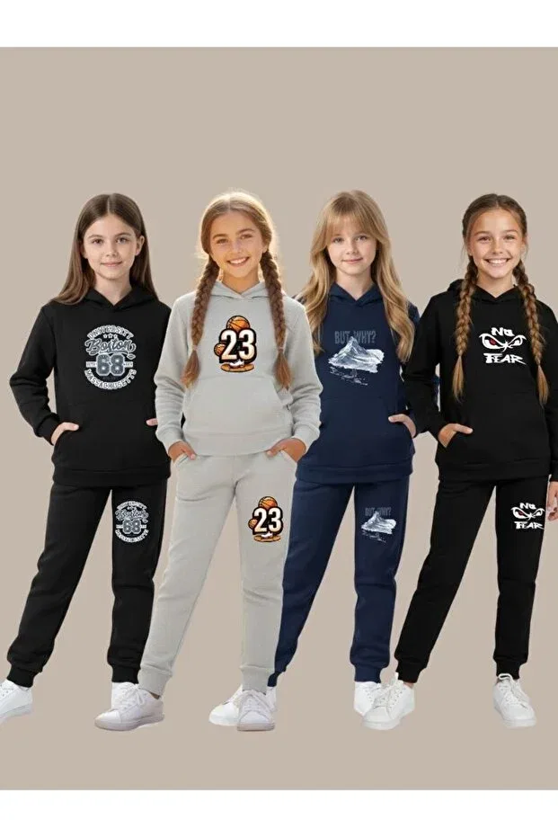 Детский спортивный комплект для девочек с принтом Armikids Armicem, Multicolor-2