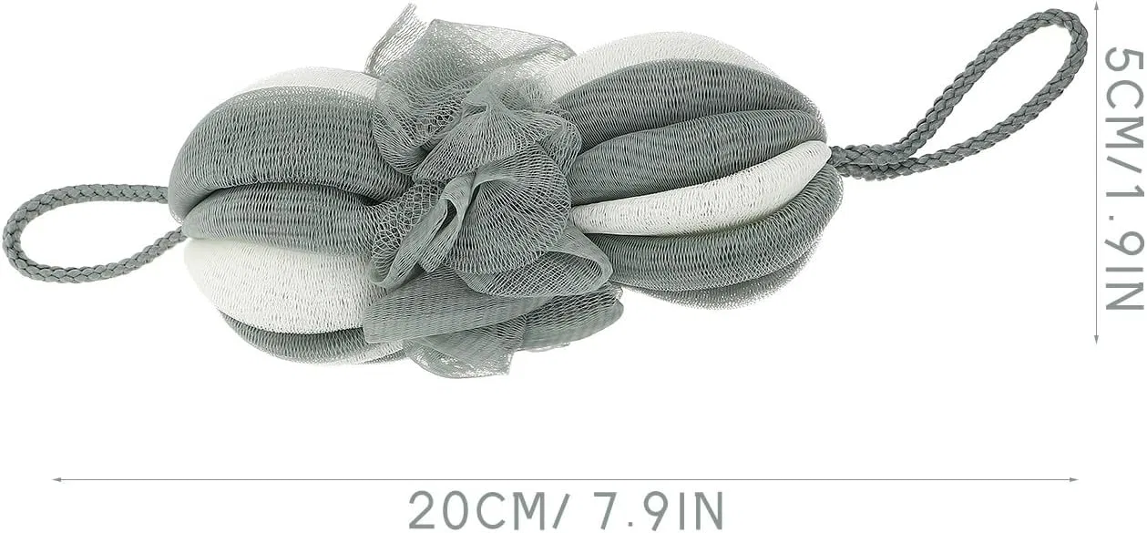 Мочалка для тела Nylon, IMIKEYA, 2 шт, 20x10x5 см, Grün — фото 2