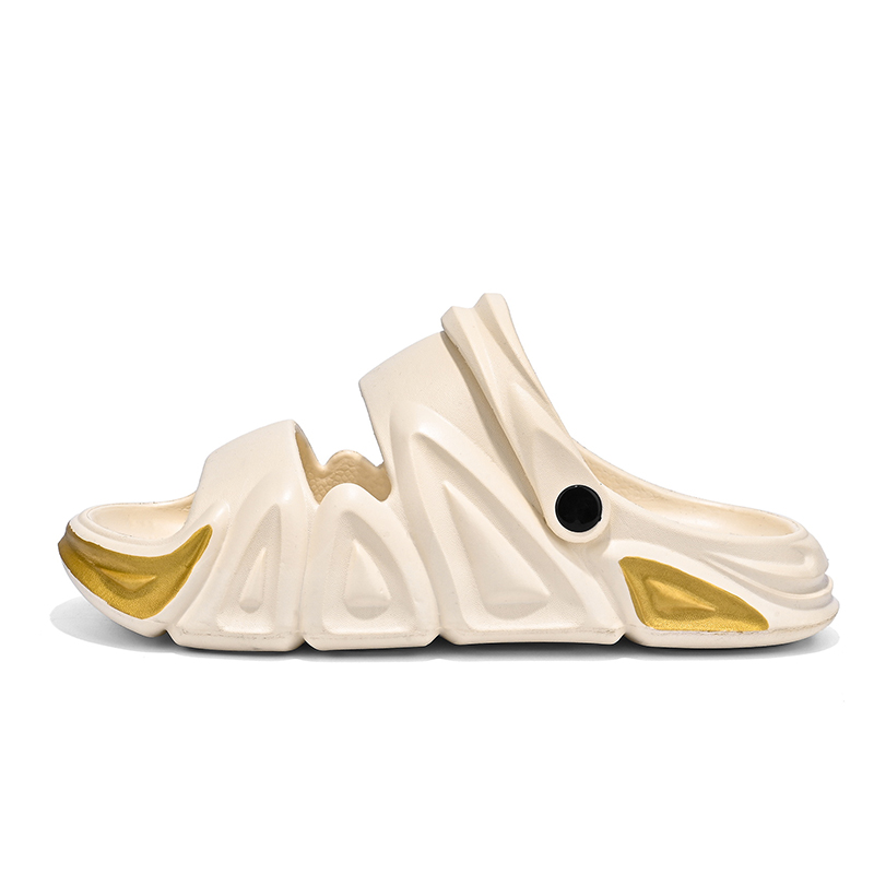 

LONGYING Пляжные сандалии мужские черно-бежевые бежевые, цвет Beige