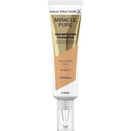 

Max Factor Miracle Pure Тональный крем 55 Бежевый 30 мл, Коричневый, Max Factor Miracle Pure Тональный крем 55 Бежевый 30 мл