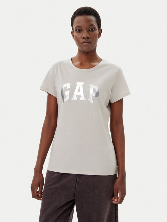 

Футболка обычного кроя 729555-09 Gap, бежевый